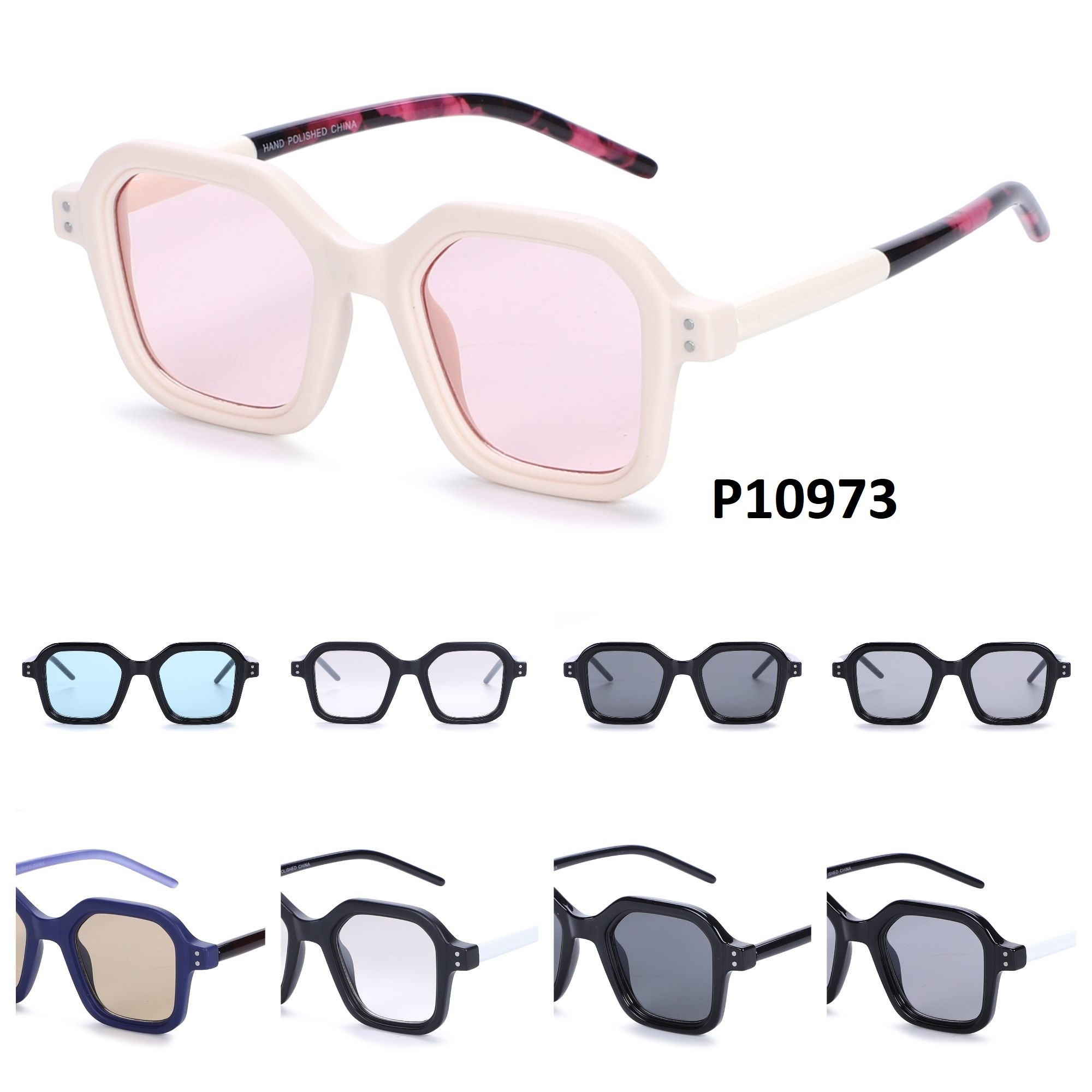 Plastic Frame Sunglasses 1379
