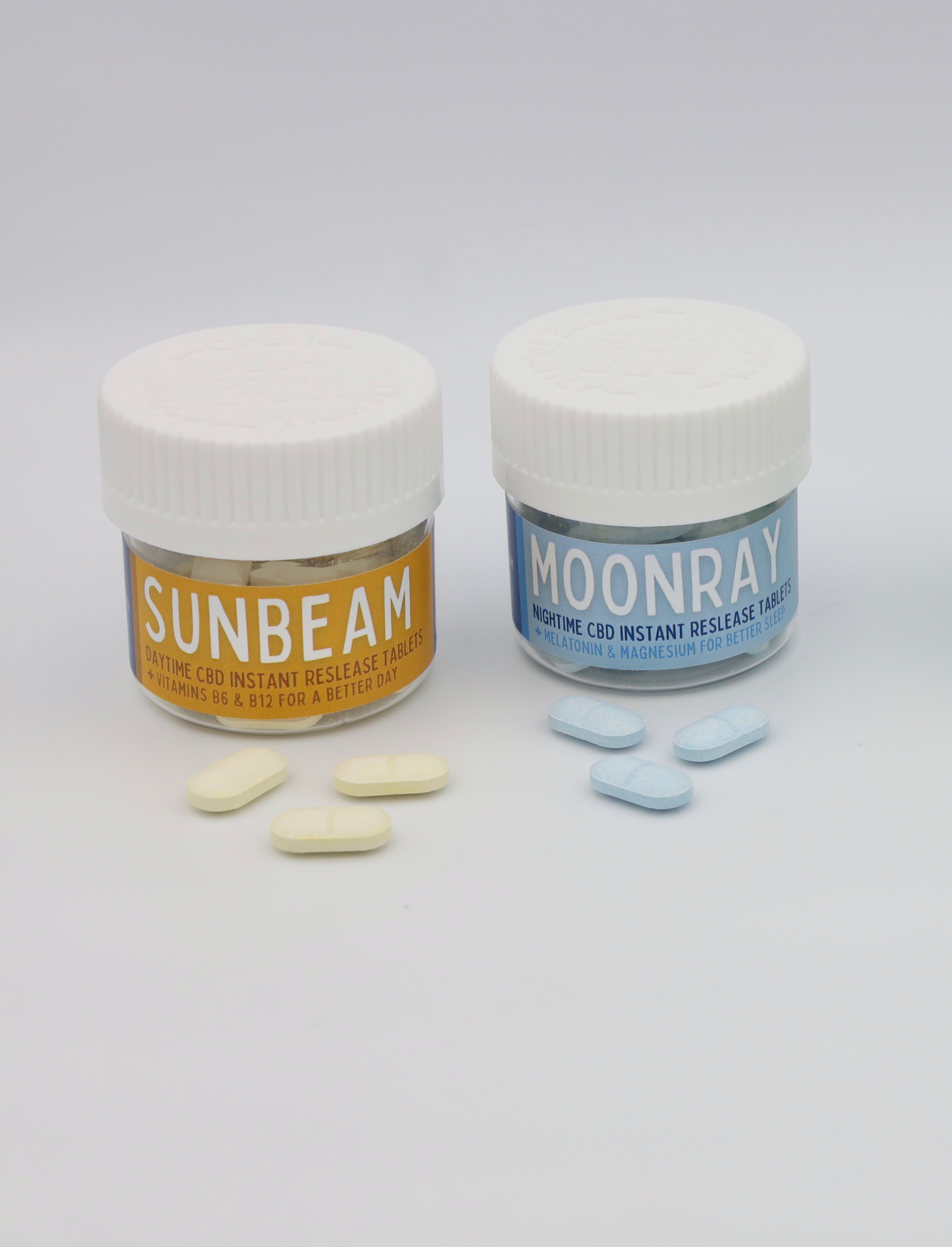 Sunbeam + Moonray 50mg CBD Tablets Bundle 1441